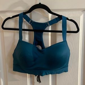 Blue Victoria’s Secret Push Up Sports Bra